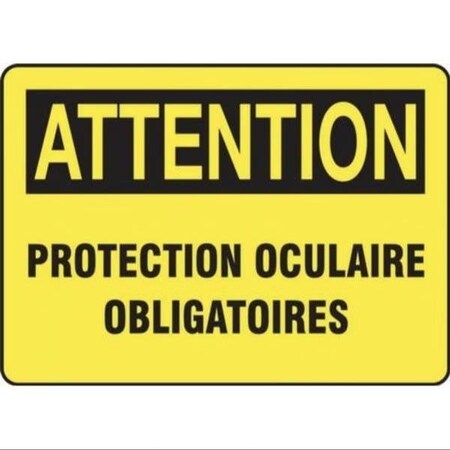 Accuform OSHA CAUTION SAFETY SIGN HARD HAT FRMPPA612VA FRMPPA612VA